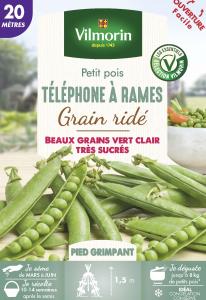 Pois Grimpant à Grain Ridé Téléphone à Rames - 20 m